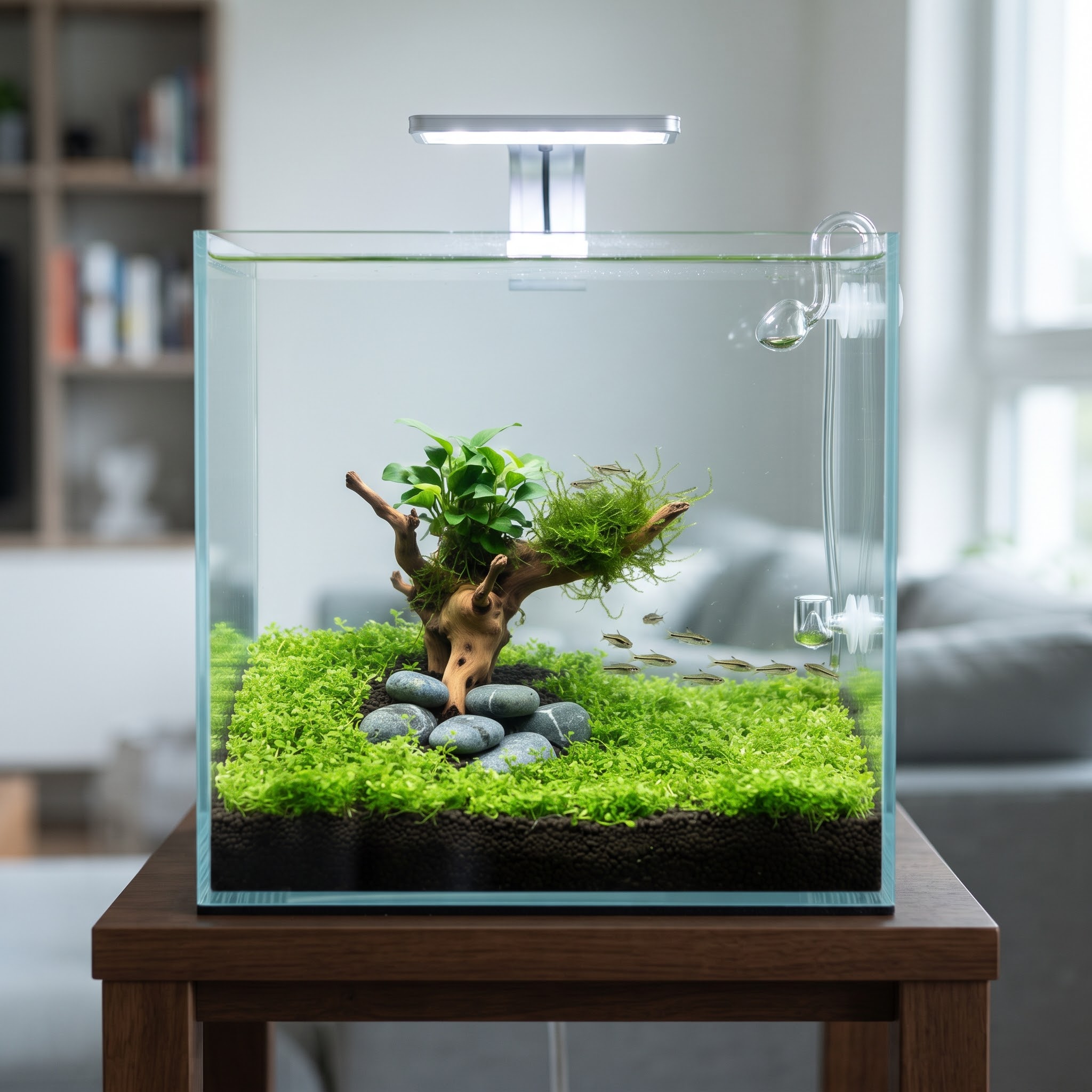 30x30x30h 6mm ultra ekstra Clear akvaryum